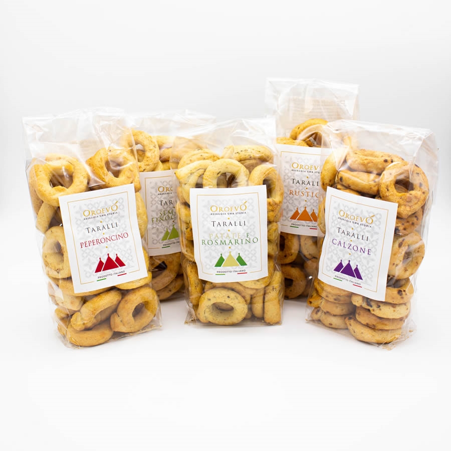 Taralli Pugliesi in busta multigusto